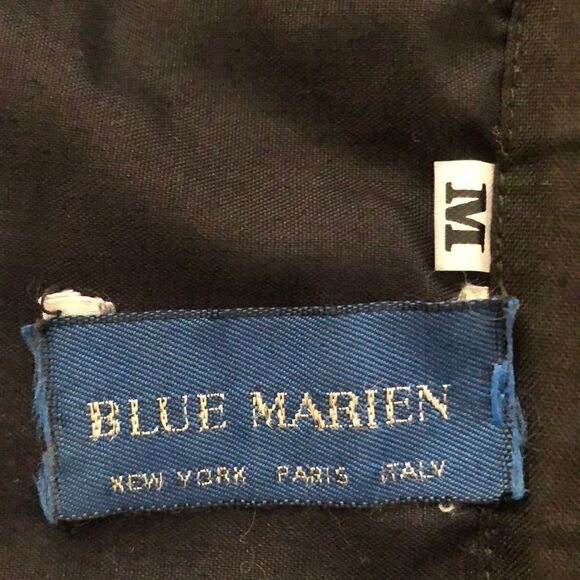 Blue Marien Black lace beaded bustiers size M New York Paris Italy - Picture 5 of 7